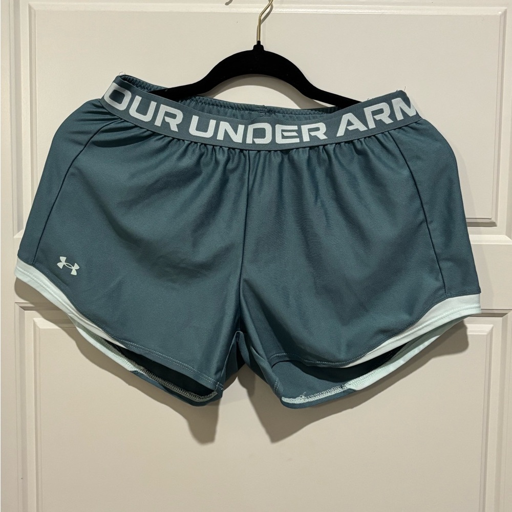 Under Armour Women's Blue/Gray Shorts